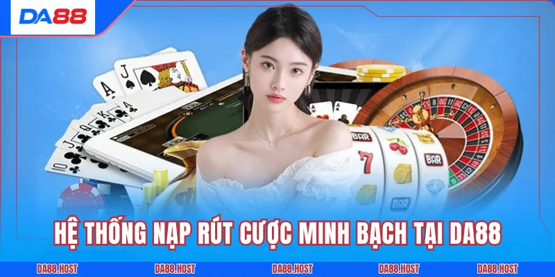 Hệ thống nạp rút cược minh bạch tại DA88