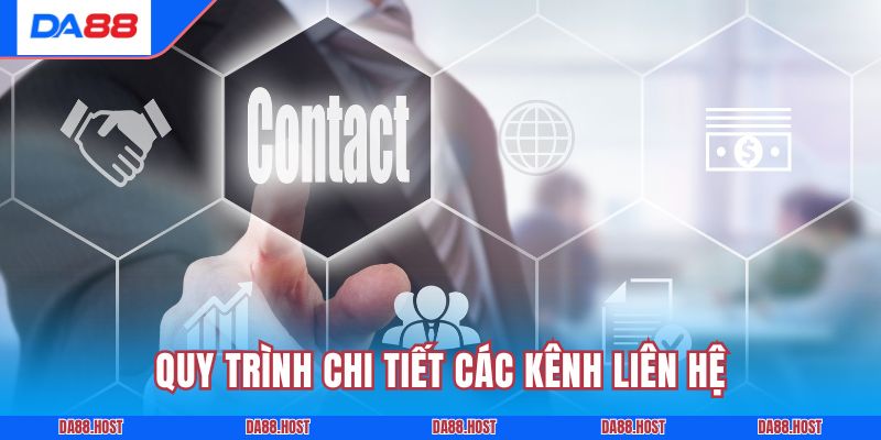 Quy trình chi tiết các kênh liên hệ